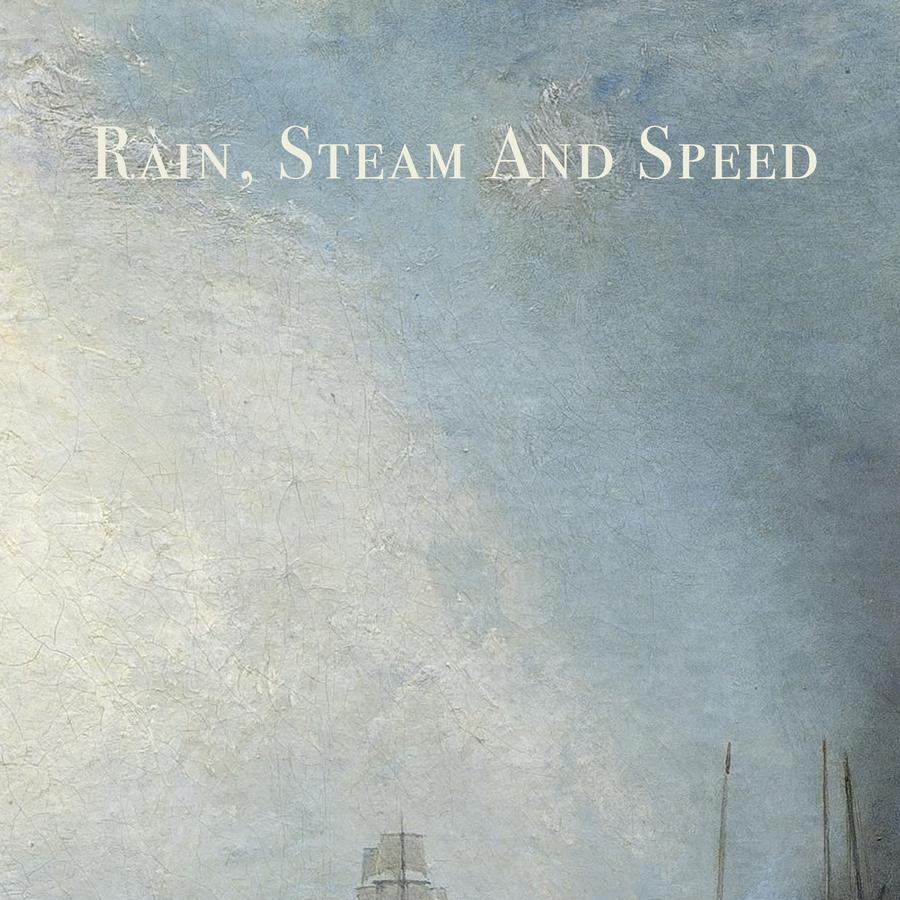 Rain, Steam and Speed Release-Cover „Rain, Steam and Speed“ von Gitarrist Reentko Dirks: Helle, strukturierte Fläche in Grau- und Beigetönen